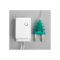 Нить Luazon DCR 5 м, с насадками Шарики Зеленые, IP20, Н.С. LED-30-220V, 8 режимов, зеленый 3590703