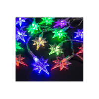 Нить Luazon DCR 5 м, с насадками Звезда, IP20, Н.С. LED-20-220V, моргает, мульти 703338