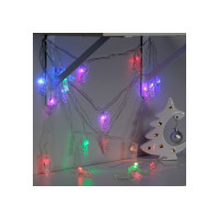 Нить Luazon DCR 5 м, с насадками Прищепки, IP20, Н.С. LED-20-220V, моргает, мульти 2433909
