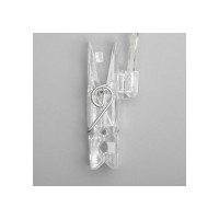 Нить Luazon DCR 5 м, с насадками Прищепки, IP20, Н.С. LED-20-220V, моргает, мульти 2433909