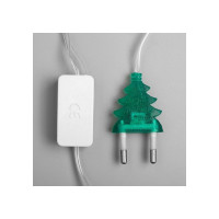 Нить Luazon DCR 5 м, с насадками Прищепки, IP20, Н.С. LED-20-220V, моргает, мульти 2433909