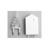 Нить Luazon DCR 5 м, с насадками Шарики Белые, IP20, Н.С. LED-30-220V, 8 режимов, теплый белый 3590700