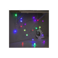 Нить Luazon DCR 5 м, с насадками Ежики цветные, IP20, Н.С. LED-20-220V, моргает, мульти 185513