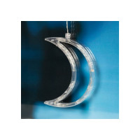 Бахрома Luazon DECOR Месяц, IP20, Ш2.7 м, В0.9 м, Н.С. LED-138-220V, 8 режимов, теплый белый 4356981