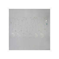 Бахрома Luazon DECOR Месяц, IP20, Ш2.7 м, В0.9 м, Н.С. LED-138-220V, 8 режимов, теплый белый 4356981