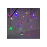 Нить Luazon DCR 5 м, с насадками Снежинка волшебство, IP20, Н.С. LED-20-220V, моргает, мульти 1080401