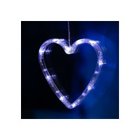 Бахрома Luazon DECOR Сердце, IP20, Ш2.4 м, В0.9 м, Н.С. LED-186-220V, 8 режимов, белый 4356977