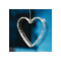 Бахрома Luazon DECOR Сердце, IP20, Ш2.4 м, В0.9 м, Н.С. LED-186-220V, 8 режимов, белый 4356977