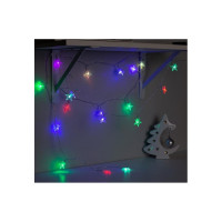 Нить Luazon DCR 3 м, с насадками Звезды, IP20, Н.С. LED-20-3.6V, АА*3 не в комплекте, мульти 806825