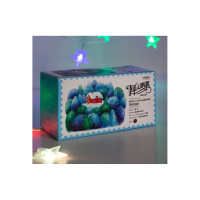 Нить Luazon DCR 3 м, с насадками Звезды, IP20, Н.С. LED-20-3.6V, АА*3 не в комплекте, мульти 806825