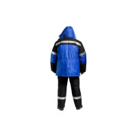 Мужской утепленный костюм Ф Полярник, р.88-92, рост 170-176, черный 310-47/128-1