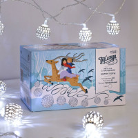 Нить Luazon DCR 4 м, с насадками Шарик узоры 2.5 см, IP20, Н.С. LED-20-220V, 8 режимов, белый 2388624