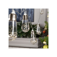 Нить Luazon ROSA 3 м, с насадками Лампа 8 см, IP20, Н.С. LED-80-12V, 8 режимов, мульти 6929846