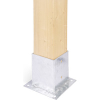 Опора столба ALBERTS г.-оц, 121x121 мм 217679