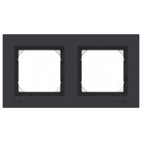 2-ая рамка Systeme Electric AtlasDesign Aqua Карбон IP44 SE ATN441002