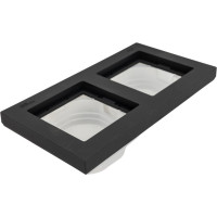 2-ая рамка Systeme Electric AtlasDesign Aqua Карбон IP44 SE ATN441002