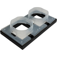 2-ая рамка Systeme Electric AtlasDesign Aqua Карбон IP44 SE ATN441002