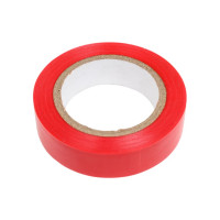 Изолента OXCRAFT ПВХ, 15 мм х 10 м, красная PO000147792