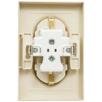 Розетка Systeme Electric AtlasDesign Беж с/з двойная, со шторками, 16А, в сборе SE ATN000226
