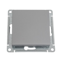 Переключатель Systeme Electric AtlasDesign Сталь 1-клавишный, сх.6, 10АХ, механизм SE ATN000961