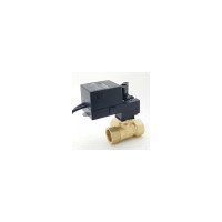 Трехходовой шаровой кран TECHNO DN32, резьба G1-1/4 с электроприводом 4Нм, 24В, HK332-04AN/24V 613323