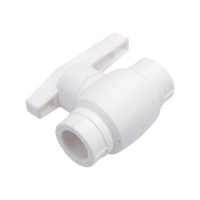 Шаровой кран MeerPlast полипропиленовый PPRC Ду20 Ру25 PRO под приварку D200-00028