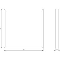 Светодиодный светильник ЭРА SPO910965K038 38Вт 6500К 3990Лм 595x595x40 матовый Б0051546