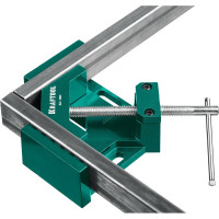 Угловая струбцина KRAFTOOL AC-80 алюминиевая, глубина зажима 70 мм 32202