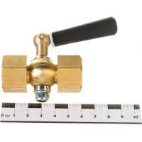 Трехходовый кран для манометра ЭКО-М ЭКОМЕРА G1/2вн-G1/2вн КТХ-GF-GF