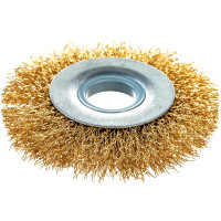 Щетка металлическая для УШМ (100х22 мм; плоская) ЕРМАК 656-054