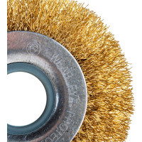 Щетка металлическая для УШМ (100х22 мм; плоская) ЕРМАК 656-054