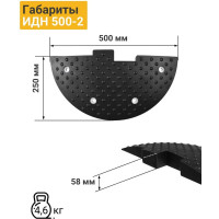 Концевой элемент ТЕХНОЛОГИЯ ИДН 500-2 РЕЗИНА, ГОСТ Р 52605-2006 00-00000867