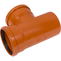 Тройник наружной канализации ХЕМКОР 110110 мм 87 градусов 2491091 0 5980