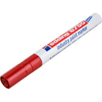 Промышленный лаковый маркер EDDING для жирной и пыльной поверхности, 2-4 мм Красный, E-8750#2