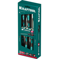 Набор отверток KRAFTOOL Х-Drive-6 6 шт 250081-H6_z01