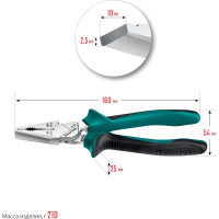 Комбинированные плоскогубцы KRAFTOOL 160 мм 22011-1-16_z01