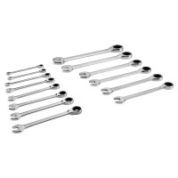 Набор комбинированных трещоточных ключей DEKO DKHT14 в сумке (14 предметов) 065-0989