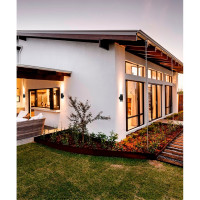 Садово-парковый светильник FERON DH1002, 2хGX53, 230V, черный, 11709