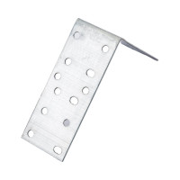 Крепежный равносторонний уголок РемоКолор KUR 2 мм, 100x100x40 мм 710-2104