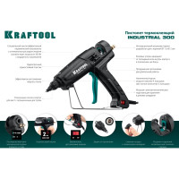Электрический термоклеевой пистолет KRAFTOOL Industrial 300 06842