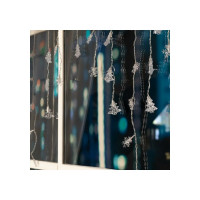 Бахрома Luazon DECOR Елки и снежинки, IP20, Ш1.8 м, В0.5 м, Н.С. LED-48-220V, моргает, RGRB 3556865