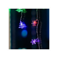 Бахрома Luazon DECOR Елки и снежинки, IP20, Ш1.8 м, В0.5 м, Н.С. LED-48-220V, моргает, RGRB 3556865