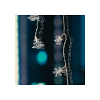 Бахрома Luazon DECOR Елки и снежинки, IP20, Ш1.8 м, В0.5 м, Н.С. LED-48-220V, моргает, RGRB 3556865