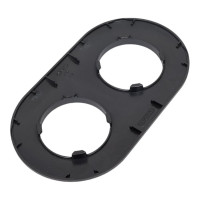 Рамка Bylectrica 2-х местная, серия ПРОВАНС круг, ЮЛИГ.735212.499 графит