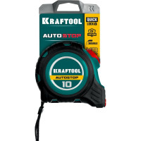 Рулетка с автостопом KRAFTOOL AutoStop 10 м 3412-10-25