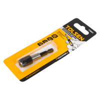 Держатель бит с фиксатором 1/4", 60 мм TOLSEN 77863