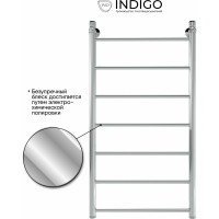 Полотенцесушитель INDIGO Line без полки (н.р.1") 100/50 (к-1, полированный) LLW100-50