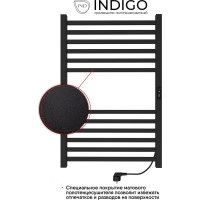 Полотенцесушитель INDIGO Attic electro 80/50 таймер, скрытый монтаж, универсальное подключение R/L LСLATCE80-50BRRt