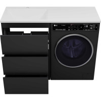 Напольная тумба Brevita GRAFIT-60 3 ящика, под стиральную машину GRA-01060-013Я