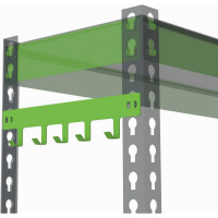 Траверса с крючками ООО Металекс 400 мм, для стеллажей Metalex АСТК40